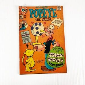 Vintage 1973 Charlton Popeye the Sailor #123 Comic Book